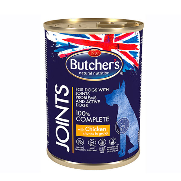 BUTCHERS KOERA KONSERV JOINTS KANA 400G #