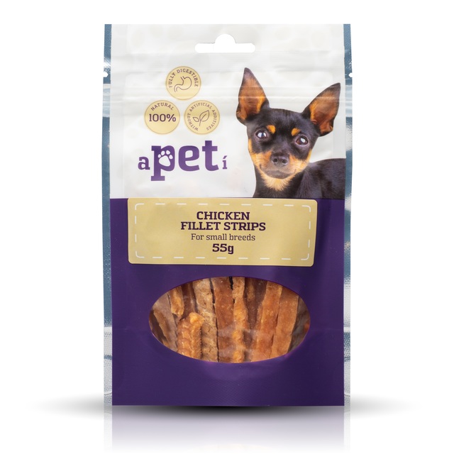 APETI KOERA MAIUS VÄIKE TÕUG KANAFILEERIBAD 55G
