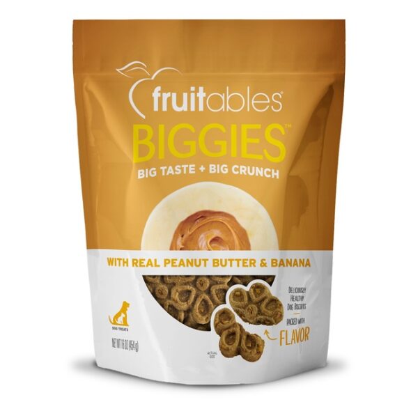 FRUITABLES KOERA MAIUS BIGGIES MAAPÄHKLIVÕI/BANAAN 454G #