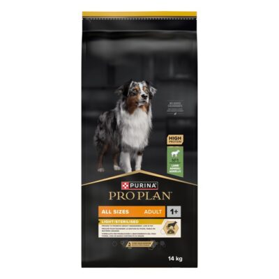 PRO PLAN KOERA TÄISSÖÖT LIGHT/STER. LAMMAS 14KG