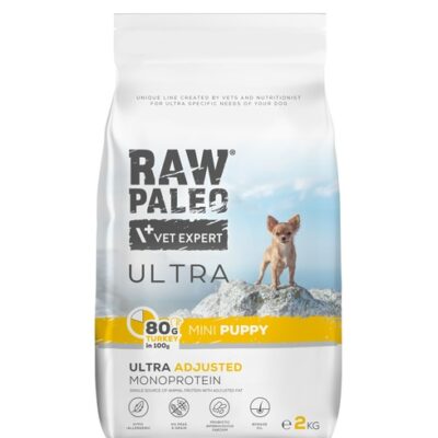 RAW PALEO KOERA TÄISSÖÖT ULTRA MINI KALKUN 2KG