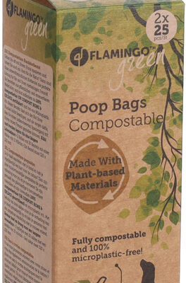FLAMINGO HÜGIEENIKOTID GREEN 2*25 TK KOMPOSTEERITAVAD