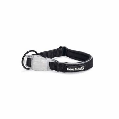 BEEZTEES KOERA KAELARIHM LED + USB PARINCA 45-50CM MUST