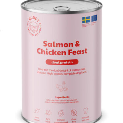BUDDY KOERA KONSERV LÕHE/KANA 400G