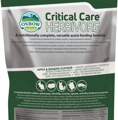 OXBOW CRITICAL CARE HERBIVOORIDE TÄIENDSÖÖT ÕUN & BANAAN 141G
