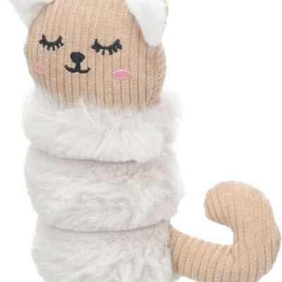 FLAMINGO KOERA MÄNGUASI RIBOLA KASS 22CM BEEZ