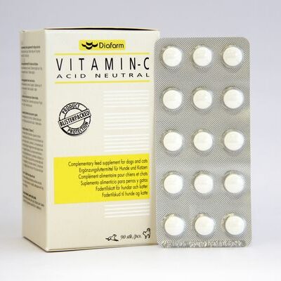 DIAFARM VITAMIN C TBL KOERTELE-KASSIDELE N90